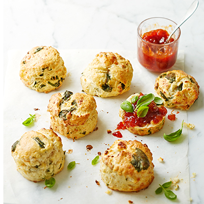 basil-and-goats-cheese-scones